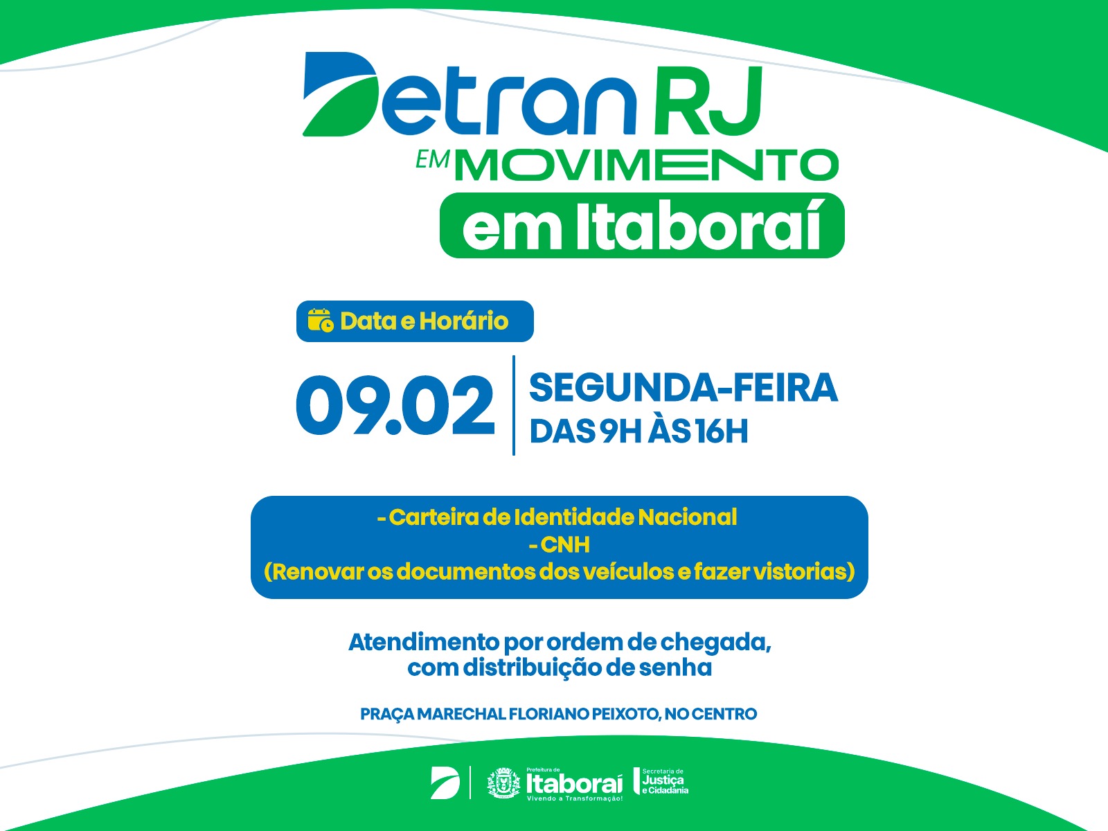 Detran em Movimento volta a Itaboraí com mais ações integradas de cidadania